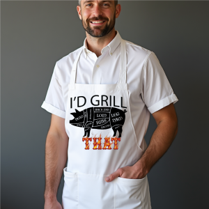I'D GRILL THAT "PORK" APRON
