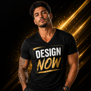 Custom Premium V-Neck T-Shirt