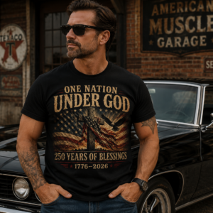 One Nation Under God – America 250 Anniversary Tee