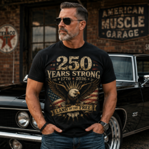 250 Years Strong – America 250 Anniversary Tee)