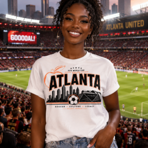 WORLD SOCCER 2026 Tees Alanta Ga.