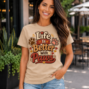 Life Is Better with paws