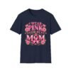 I Wear Pink For My Mom Breast Cancer Awareness T-Shirt - Thumbnail Image 7
