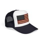 Vintage American Flag Trucker Hat