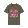 I Wear Pink For My Mom Breast Cancer Awareness T-Shirt - Thumbnail Image 4