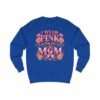 Breast Cancer Awareness Sweatshirt — "I Wear Pink For My Mom" Floral Ribbon Crewneck - Thumbnail Image 6