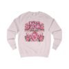 Breast Cancer Awareness Sweatshirt — "I Wear Pink For My Mom" Floral Ribbon Crewneck - Thumbnail Image 8