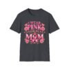 I Wear Pink For My Mom Breast Cancer Awareness T-Shirt - Thumbnail Image 6