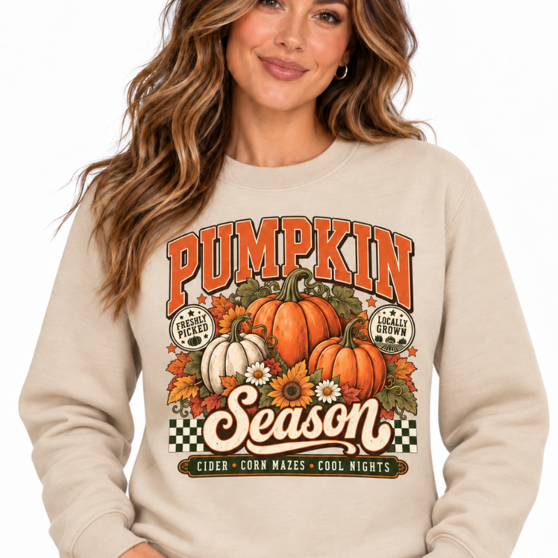 “Pumpkin Season” Sweatshirt, - Image 1